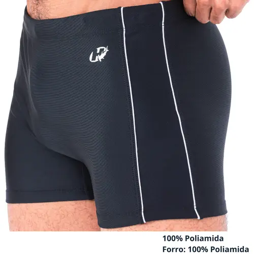 Sunga Boxer de Helanca com Detalhe - MH04