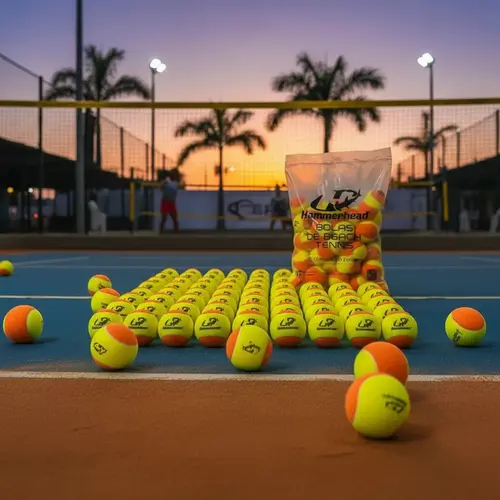 Bolas de Beach Tennis - Kit com 60 Unidades
