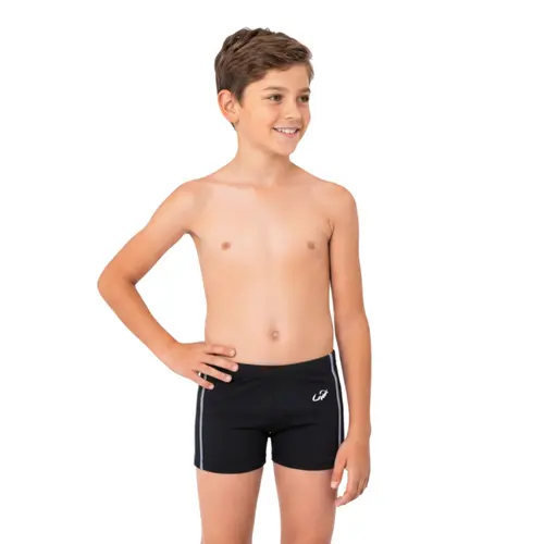 Sunga Boxer Infantil de Helanca com Detalhe - BH02
