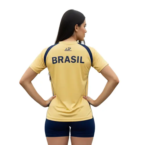Camiseta (T-Shirt) Brasil Feminina