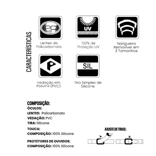 Kit de Natação F. Scherer Set