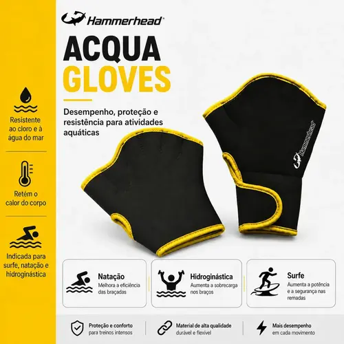 Luvas para Esportes Aquáticos Acqua Gloves