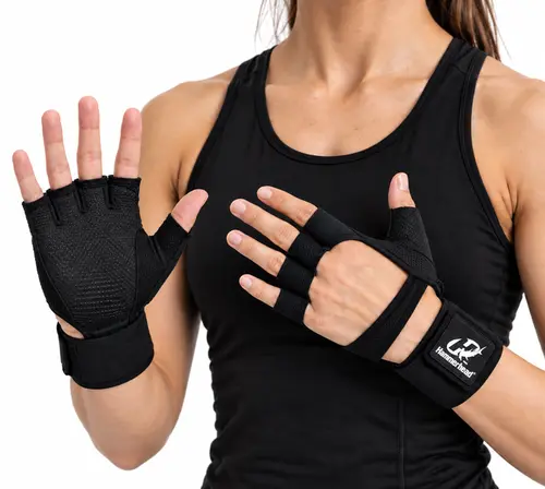 Luva para Musculação com Suporte para Punho