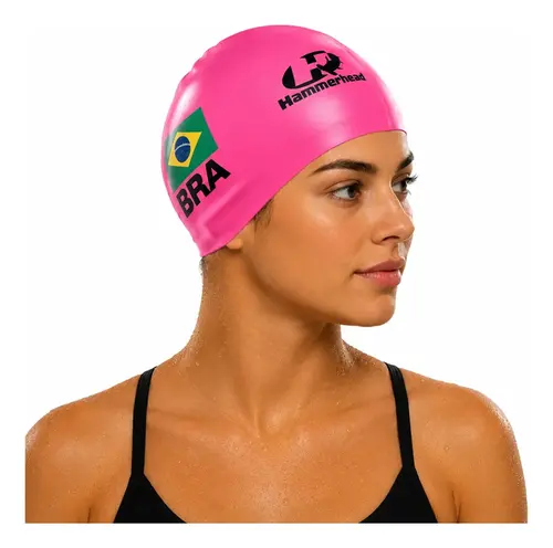 Touca de Silicone 3D Max - Bandeira Brasil