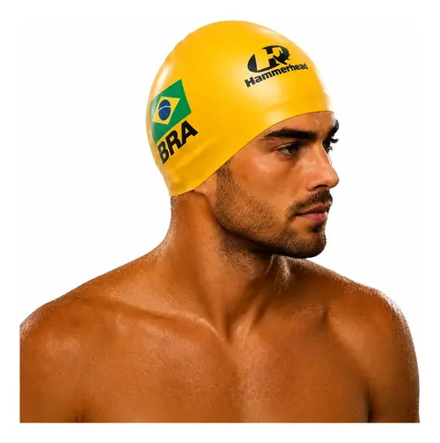 Touca de Silicone 3D Max - Bandeira Brasil