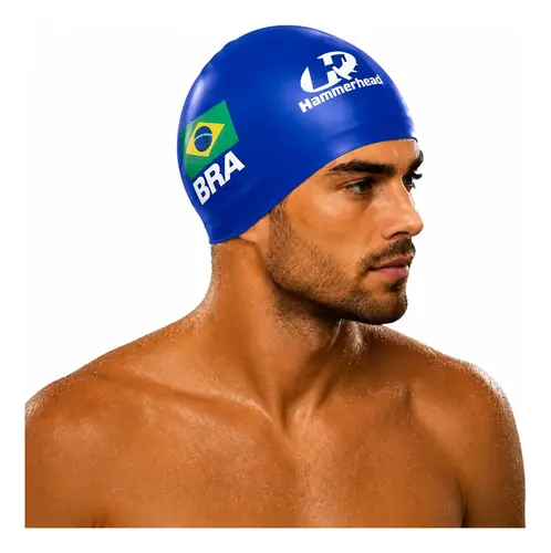 Touca de Silicone 3D Max - Bandeira Brasil